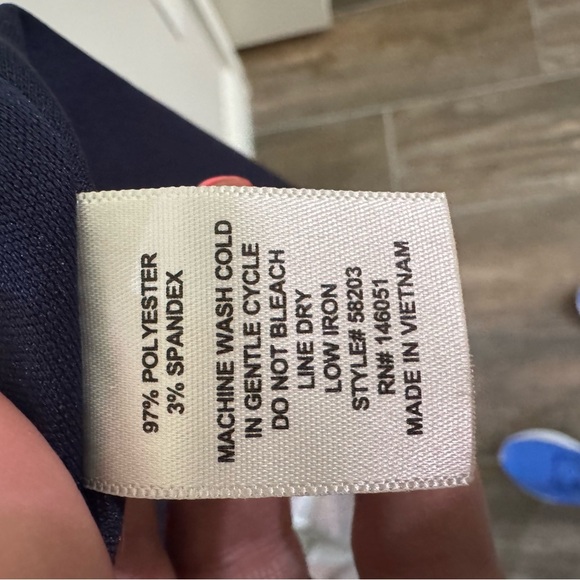 Sophia + Zeke Navy Fit and Flare Cocktail Mini Dress - Picture 4 of 10